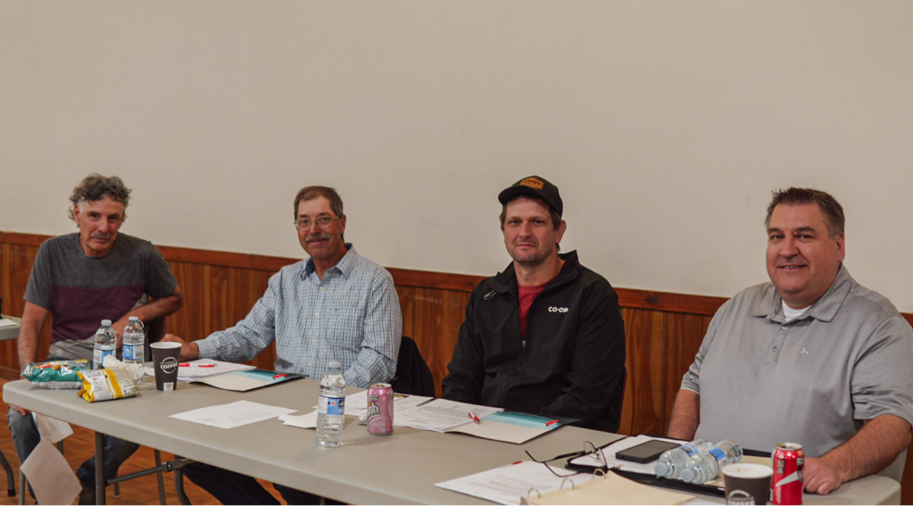 Pictured (L to R): Daryl Devos, Bert De Rocquigny, Bill Jackson, Curtis Lehouillier